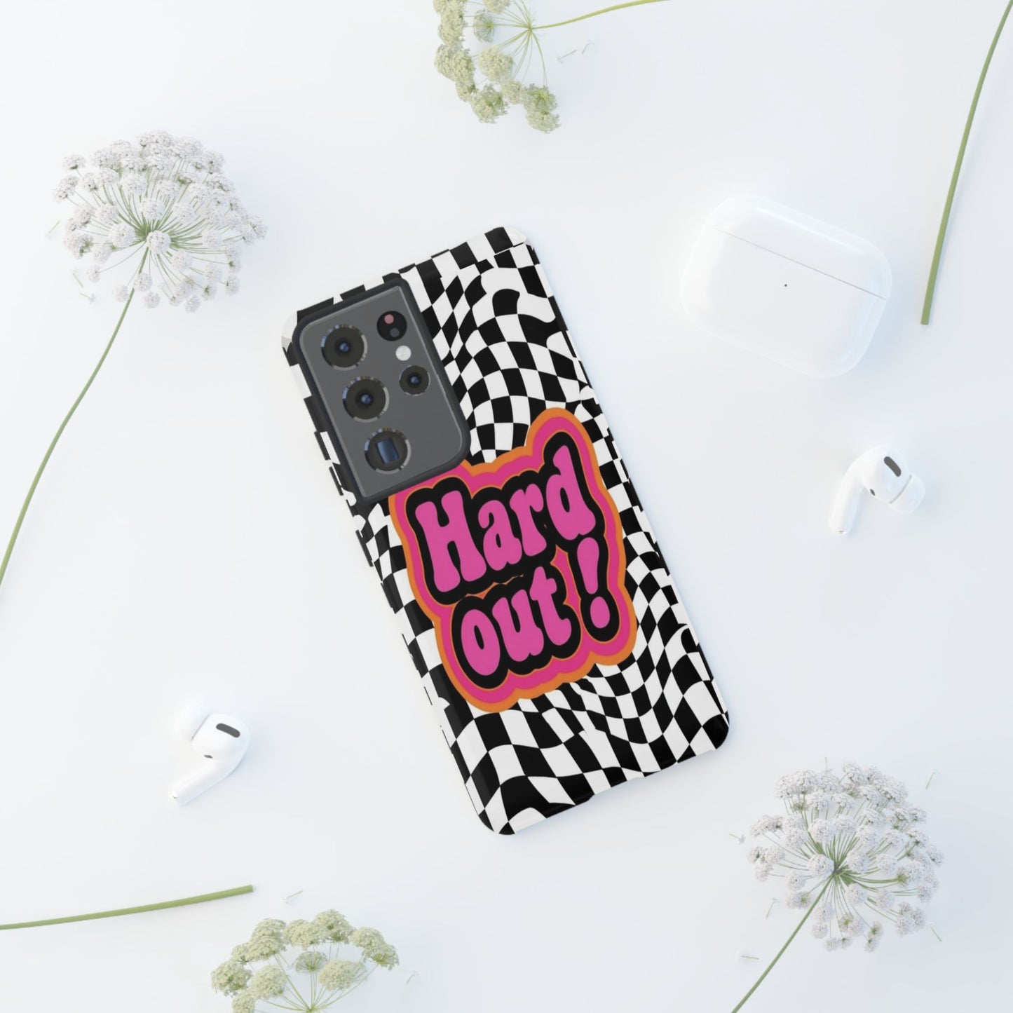 "Hard Out" Mobile Phone Case (pink)