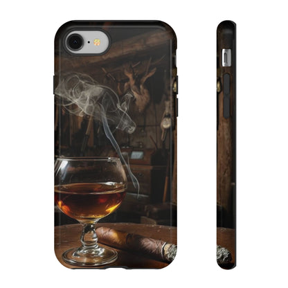 "Hot Whiskey and Cigar" Mobile Phone Case