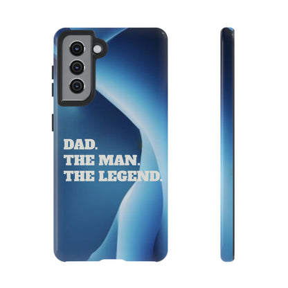 "Dad.  The Man.  The Legend" Mobile Phone Case (blue)