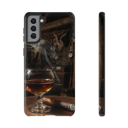 "Hot Whiskey and Cigar" Mobile Phone Case