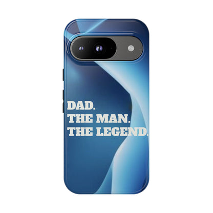 "Dad.  The Man.  The Legend" Mobile Phone Case (blue)