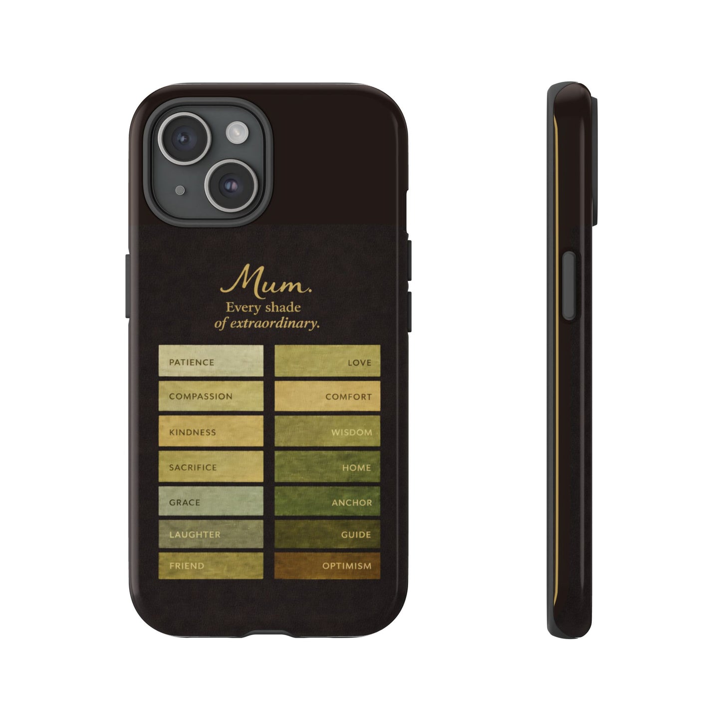 "Every Shade of Extraordinary" Mobile Phone Case (green)