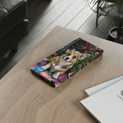 "Paint It Corgi" Mobile Phone Case