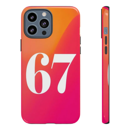 "67" Mobile Phone Case