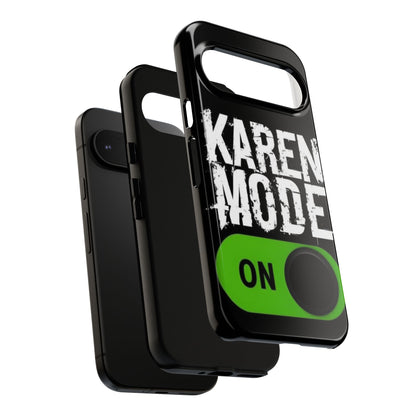"Karen Mode On" Mobile Phone Case (green)