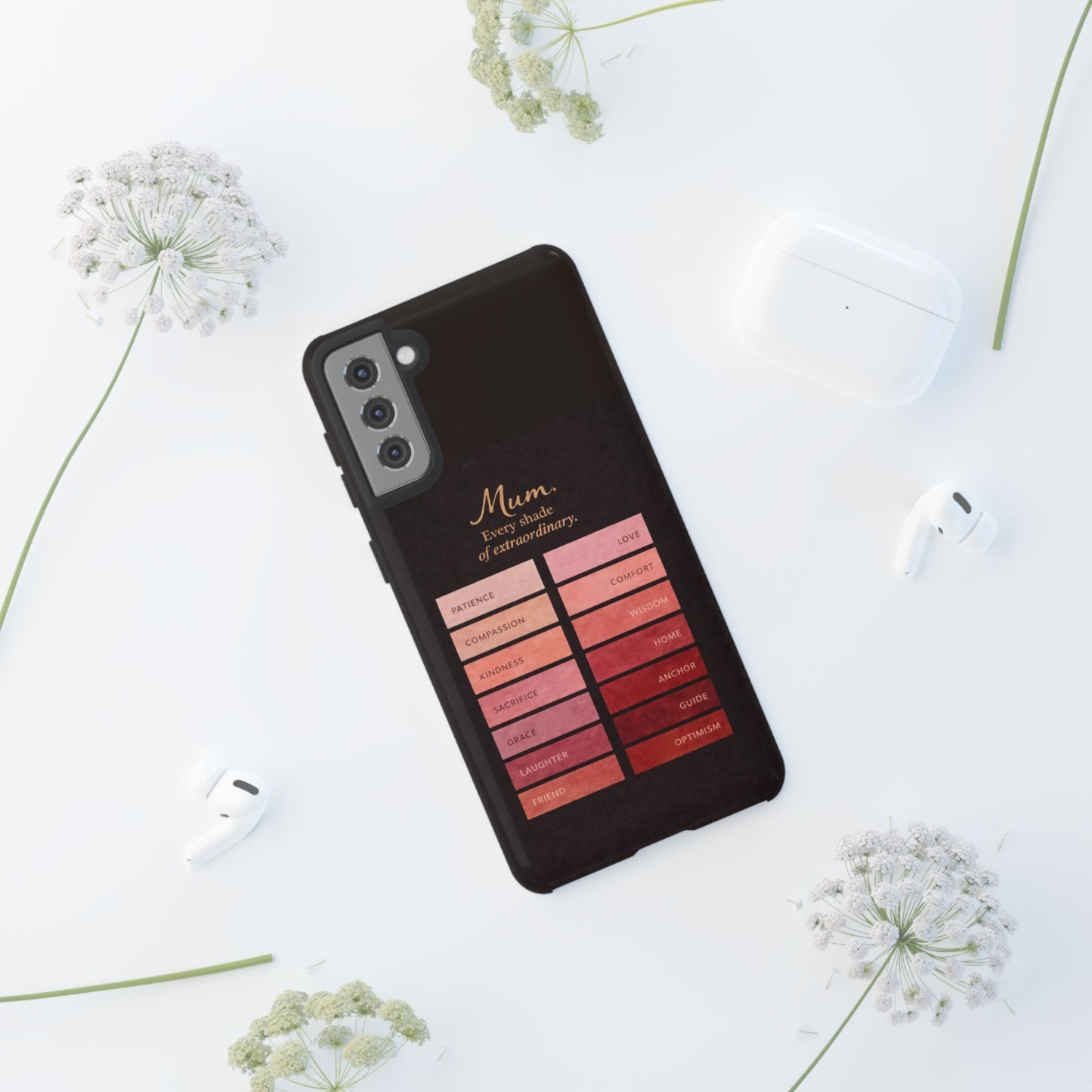 "Every Shade of Extraordinary" Mobile Phone Case (blush)