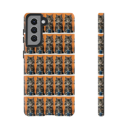 "Bad Hair, Good Coffee - we all need balance" Mobile Phone Case