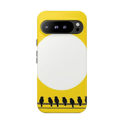 "The Feathered Assembly - Yellow" Mobile Phone Case
