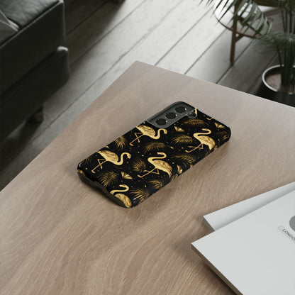 "Gold Flamingo" Mobile Phone Case