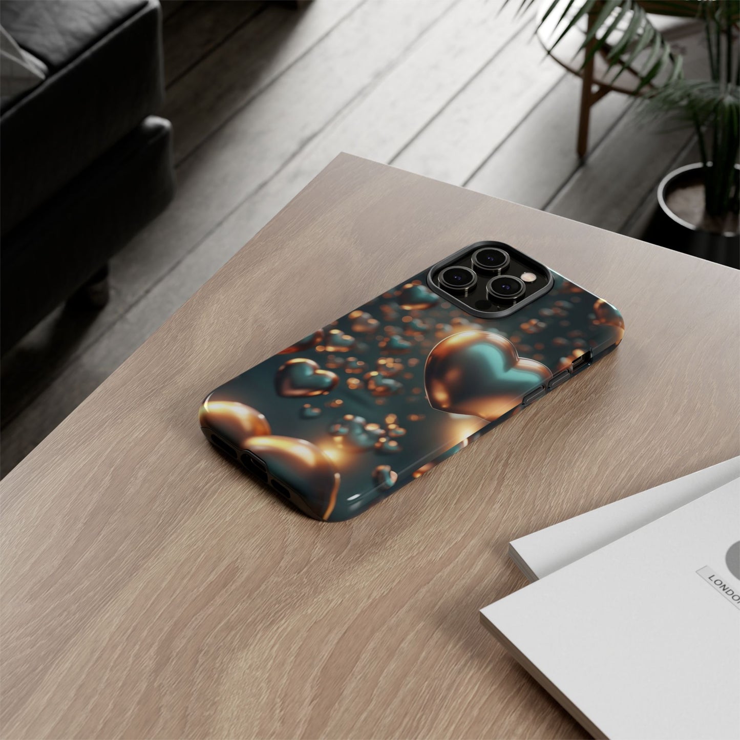 "Hearts on Repeat" Mobile Phone Case