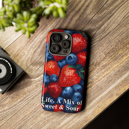 "Life. A Mix of Sweet and Sour" Mobile Phone Case