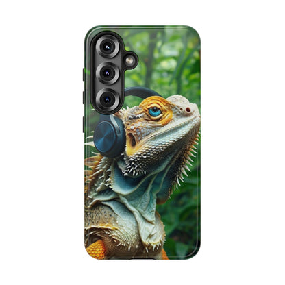 "Bearded Dragon - Jungle Beats" Mobile Phone Case