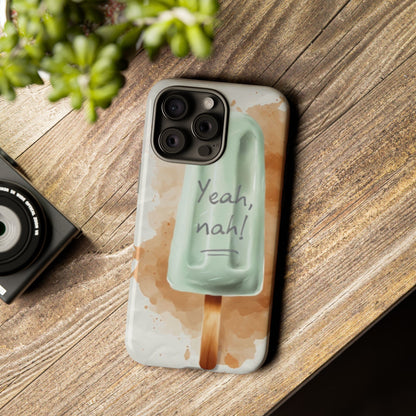 "Yeah, nah! Iceblock" Mobile Phone Case