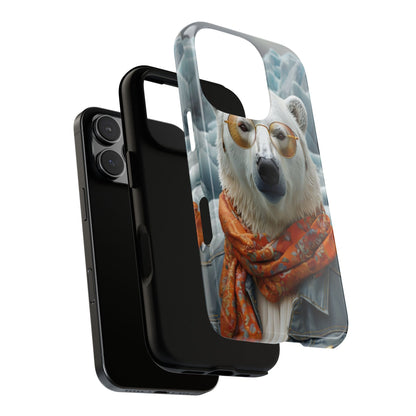 "Urban Zen Polar Bear" Mobile Phone Case