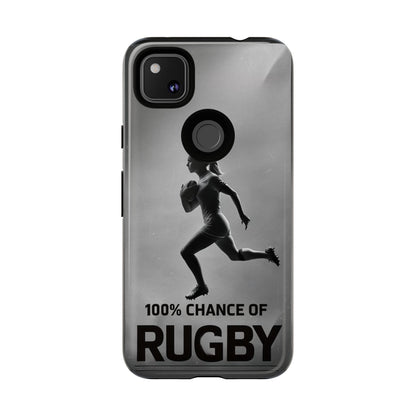 "Rain, Shine, Rugby" Mobile Phone Case