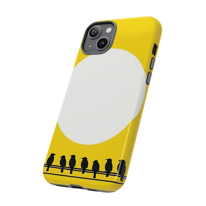 "The Feathered Assembly - Yellow" Mobile Phone Case
