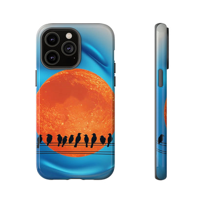 "The Feathered Assembly" Mobile Phone Case (orange)