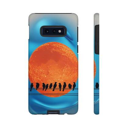 "The Feathered Assembly" Mobile Phone Case (orange)