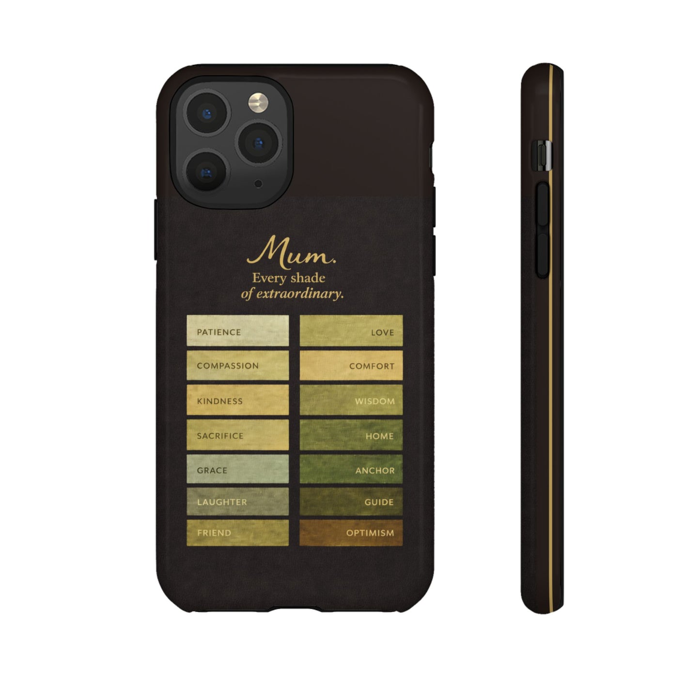 "Every Shade of Extraordinary" Mobile Phone Case (green)