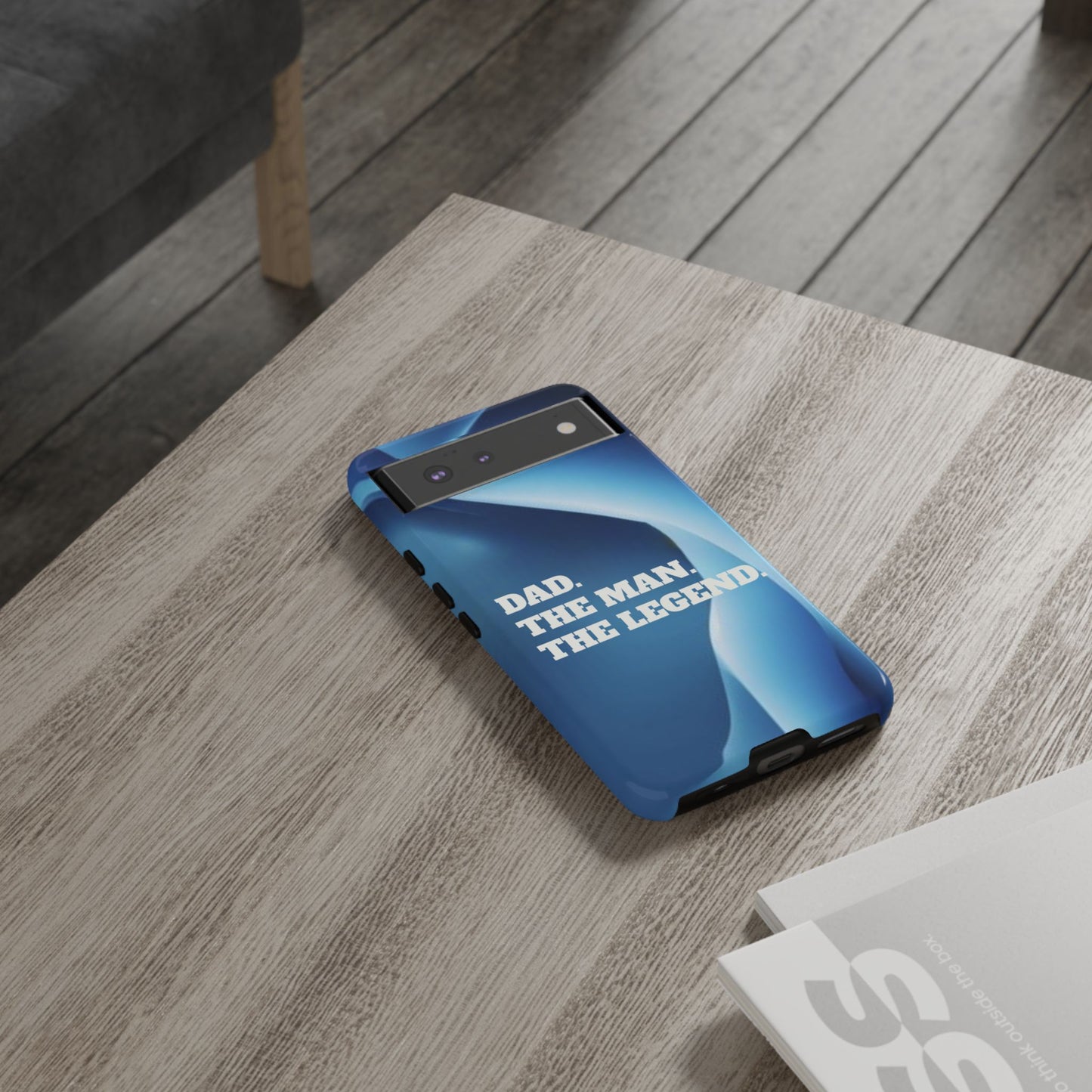 "Dad.  The Man.  The Legend" Mobile Phone Case (blue)