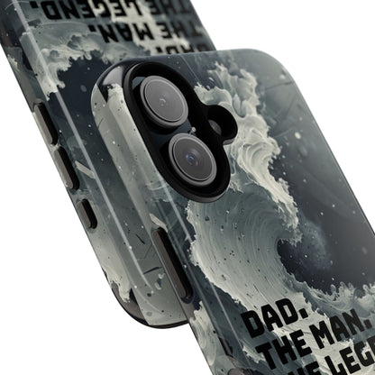 "Dad. The Man. The Legend" Mobile Phone Case (grey)