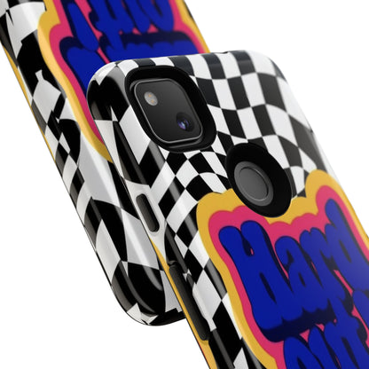 "Hard Out" Mobile Phone Case (blue)