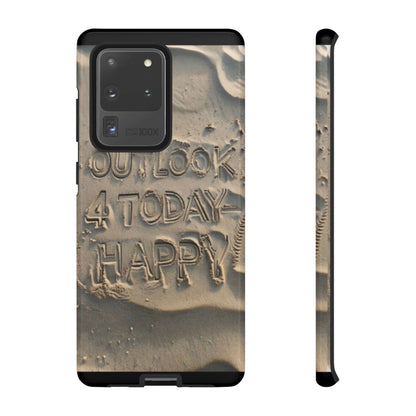 "Life is Short.  Be Happy" Mobile Phone Case