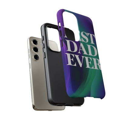 "Best Dad Ever" Mobile Phone Case (purple)