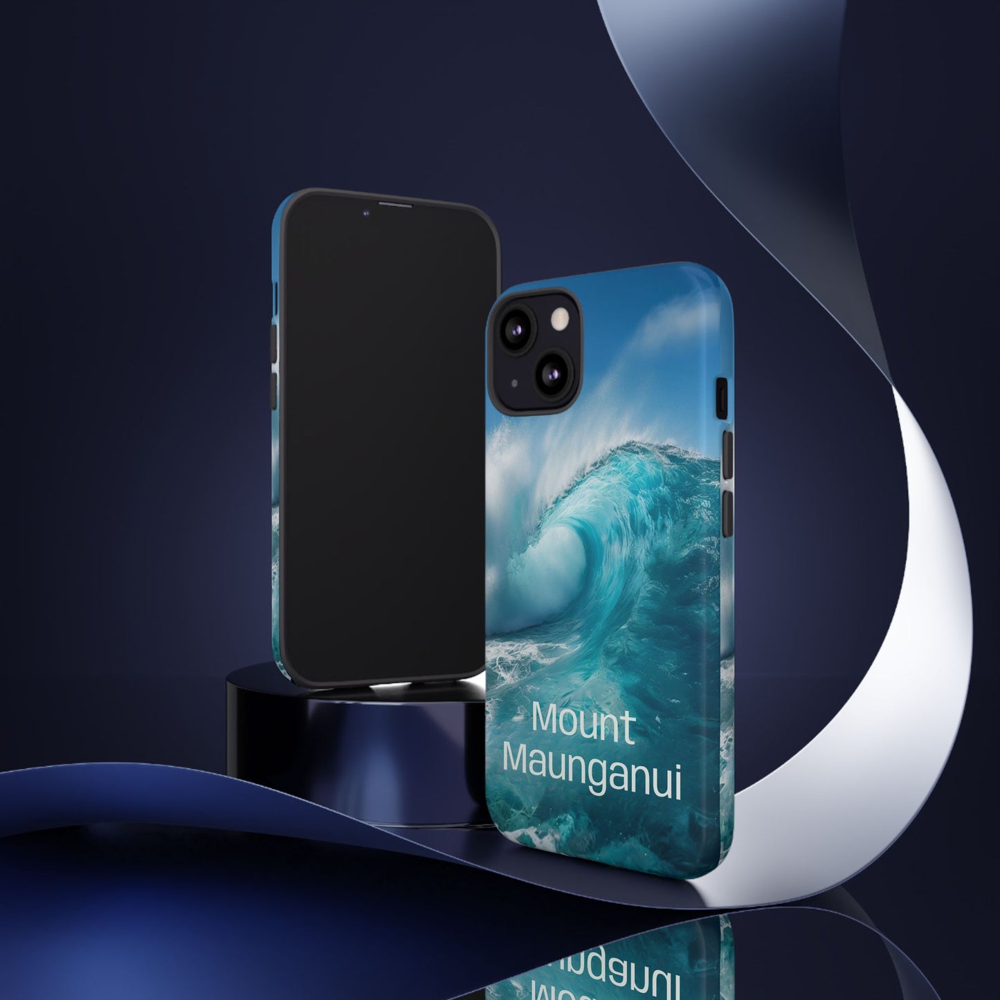 "Mount Maunganui" Mobile Phone Case (green)