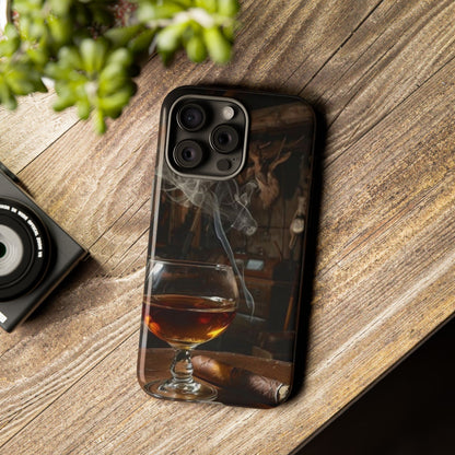 "Hot Whiskey and Cigar" Mobile Phone Case