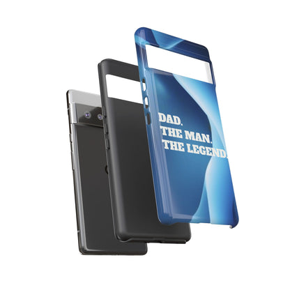 "Dad.  The Man.  The Legend" Mobile Phone Case (blue)
