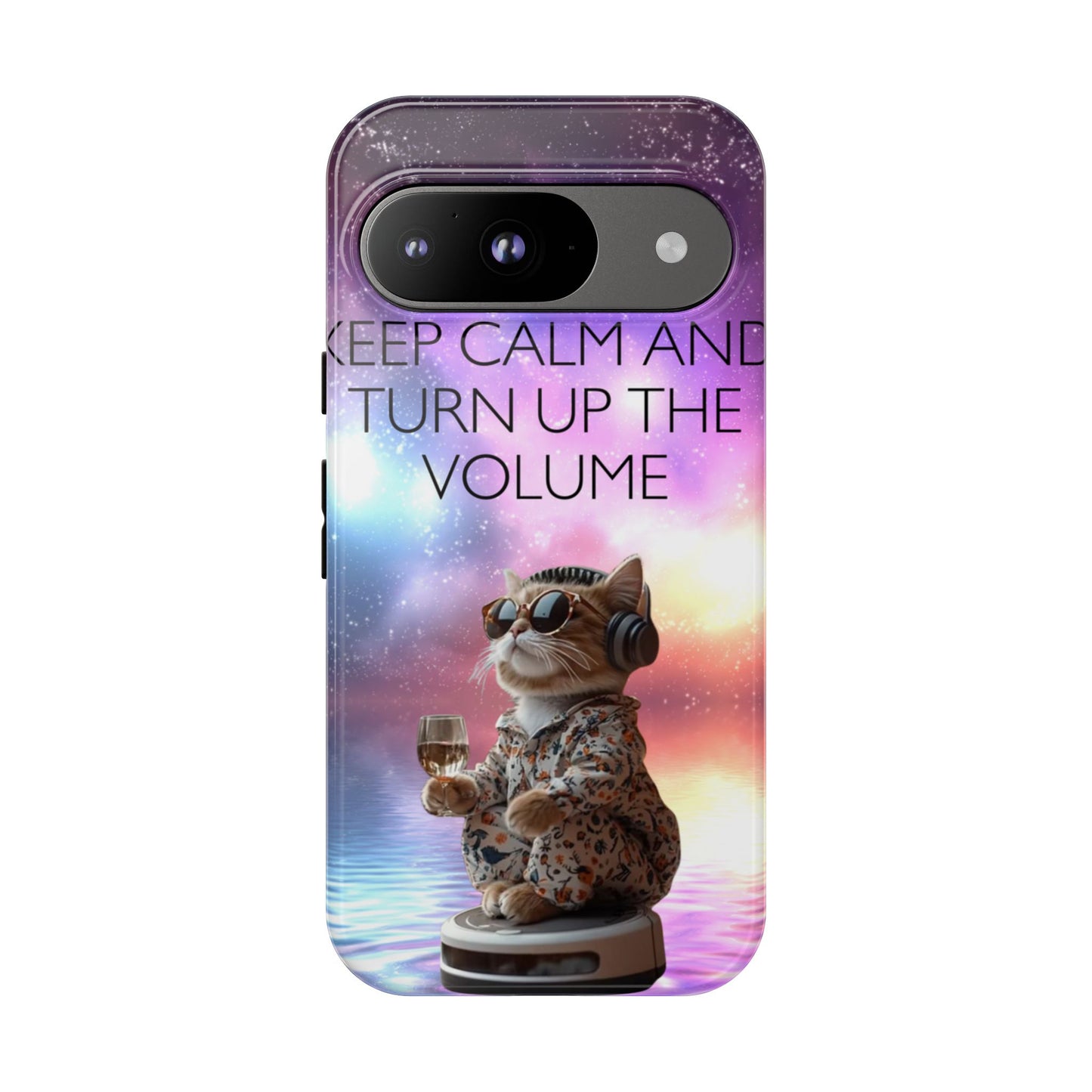 "Keep calm and turn up the Volume" Mobile Phone Case (mix)