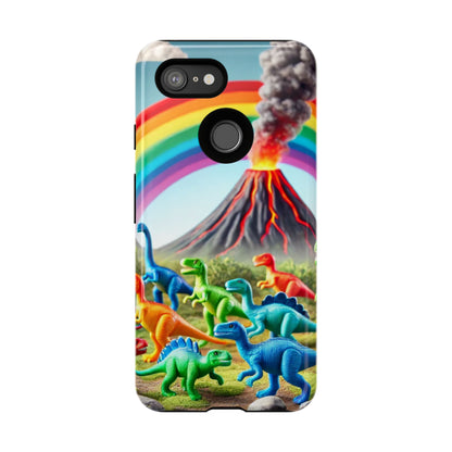 "Rainbow Dinosaurs" Mobile Phone Case