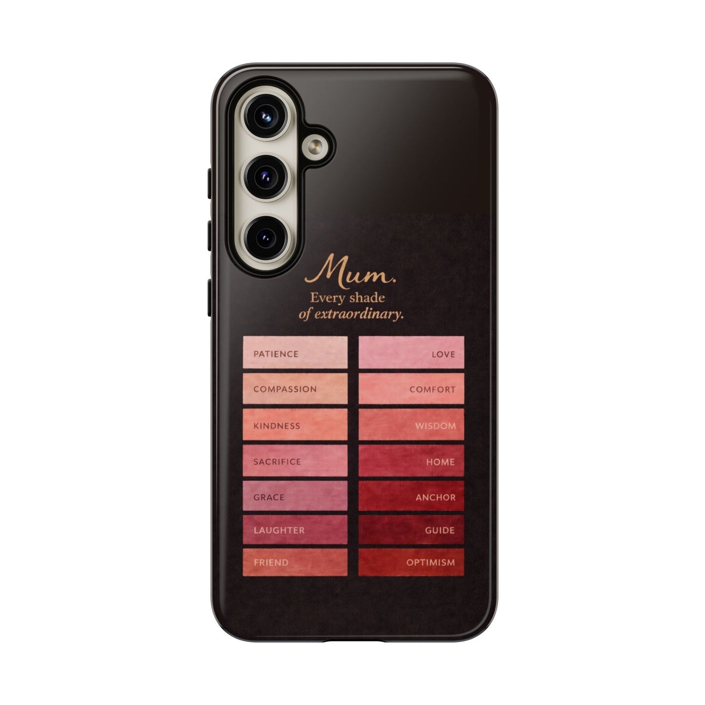 "Every Shade of Extraordinary" Mobile Phone Case (blush)