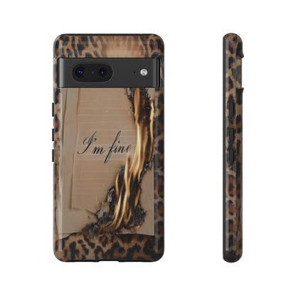 "I Am Fine" Mobile Phone Case