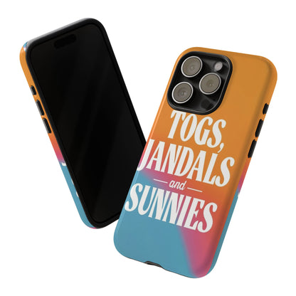 "Togs, Jandals and Sunnies" Mobile Phone Case
