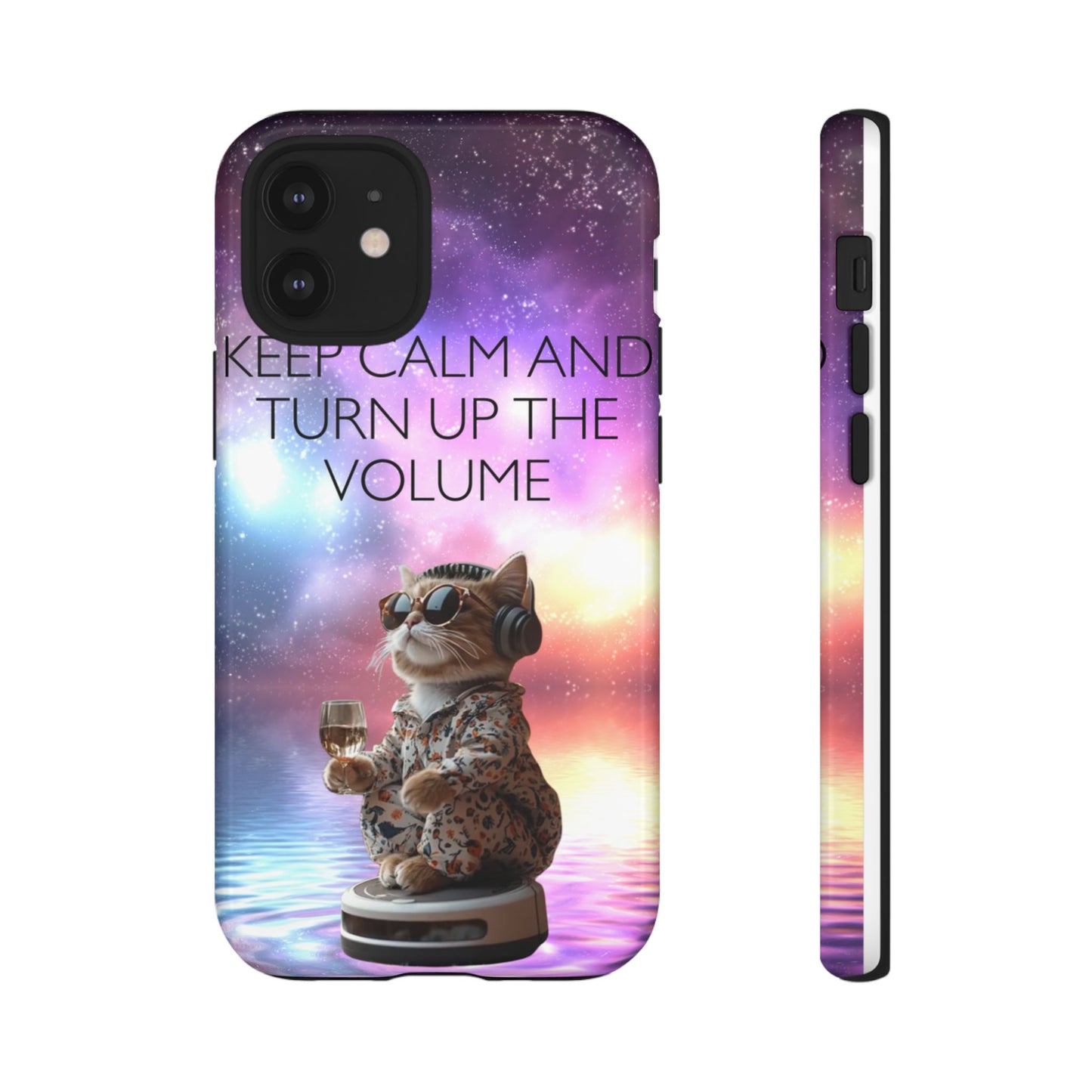 "Keep calm and turn up the Volume" Mobile Phone Case (mix)