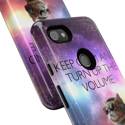 "Keep calm and turn up the Volume" Mobile Phone Case (mix)
