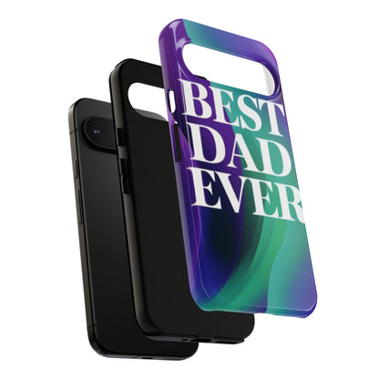 "Best Dad Ever" Mobile Phone Case (purple)
