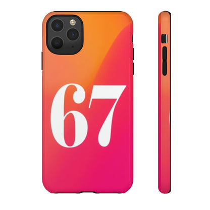 "67" Mobile Phone Case