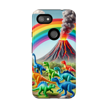 "Rainbow Dinosaurs" Mobile Phone Case