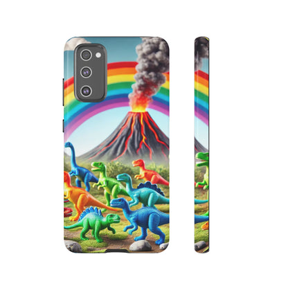 "Rainbow Dinosaurs" Mobile Phone Case