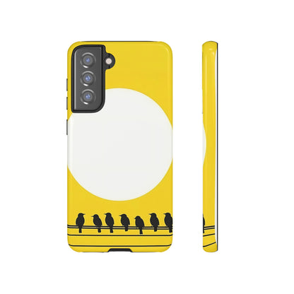 "The Feathered Assembly - Yellow" Mobile Phone Case