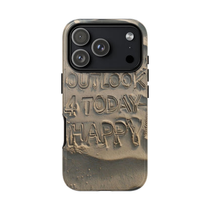 "Life is Short.  Be Happy" Mobile Phone Case