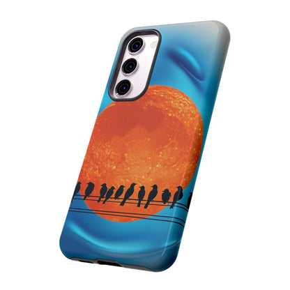 "The Feathered Assembly" Mobile Phone Case (orange)