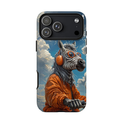 "Keep calm and turn up the volume." Mobile Phone Case