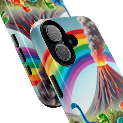 "Rainbow Dinosaurs" Mobile Phone Case