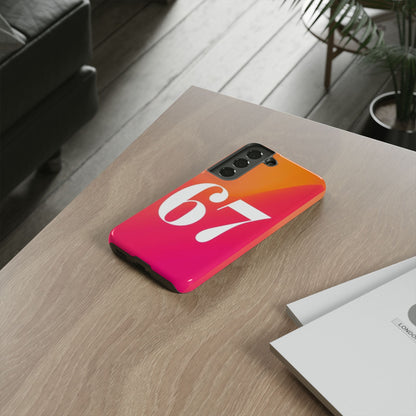 "67" Mobile Phone Case
