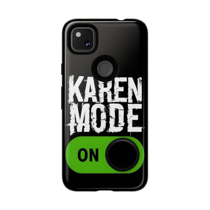 "Karen Mode On" Mobile Phone Case (green)