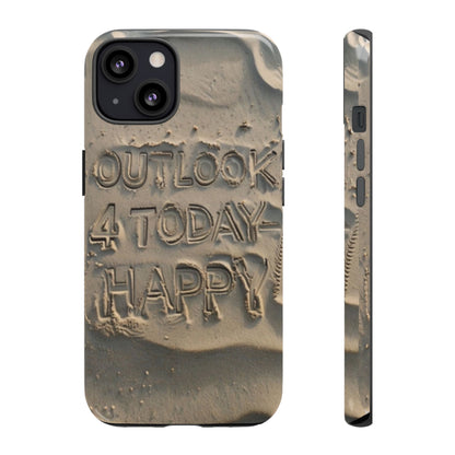 "Life is Short.  Be Happy" Mobile Phone Case